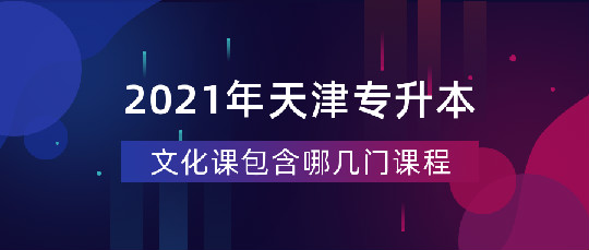 天津?qū)Ｉ究荚囄幕n包含哪幾門(mén)課程