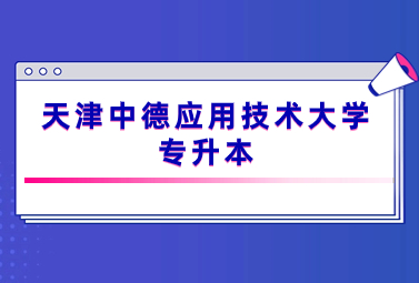 天津中德應(yīng)用技術(shù)大學(xué)專升本